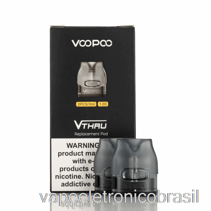 Vape Recarregável Voopoo V.thru Pro Pods De Substituição 1.2ohm Espiral Bobina Pod